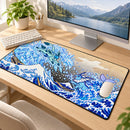 Glaceon and Vaporeon Pokemon Great Wave Desk Mat