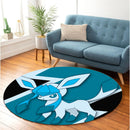 Glaceon Pokemon Round Rug
