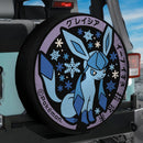 Glaceon Pokemon Eevee Evolution Japan Anime Jeep Car Spare Tire Cover