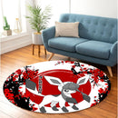Glaceon Pokemon Japan Style Round Rug