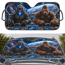Godz And King Kong Space Custom Car Windshield Sunshades