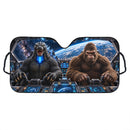 Godz And King Kong Space Custom Car Windshield Sunshades