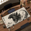 Godzilla Watercolor Style Desk Mat