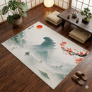 Godz in the Japan Landscape Rectangular Area Rug