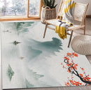 Godz in the Japan Landscape Rectangular Area Rug