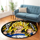 Gogeta Super Saiyan Dragon Ball Z Carpet Round Rug