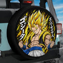 Gogeta Super Saiyan Car Spare Tire Cover With Camera Hole