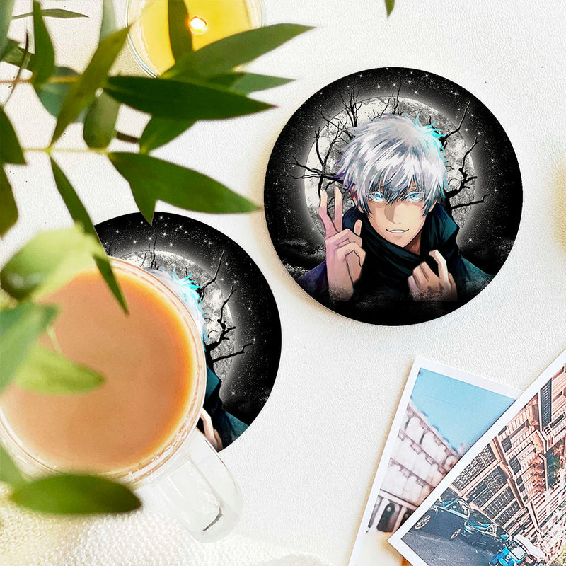 Gojo Moonlight Ceramic Decor Coaster - Gift Idea