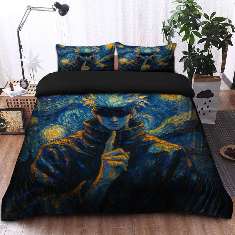 Gojo Satoru Starry Night Bedding Set