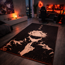 Gojo B&W Jujutsu Kaisen Rectangular Area Rug