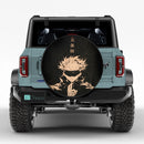 Gojo B&W Jujutsu Kaisen Car Spare Tire Cover
