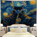 Gojo Satoru Starry Night Tapestry