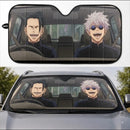 Jujutsu Kaisen Gojo And Geto Driving Custom Car Windshield Sunshades
