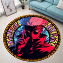 Gojo Stained Glass Round Rug