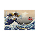Goku Vs Vegeta The Great Wave Japan Jigsaw Puzzle