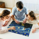 Goku vs Death Star Starry Night Jigsaw Puzzle
