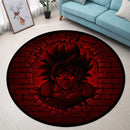 Broly Break Wall Round Rug