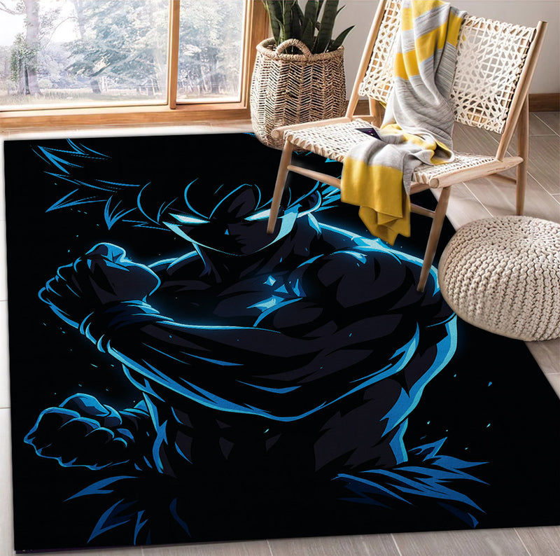 Goku Dragon Ball Light Carpet Rug Home Room Decor
