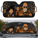 Goku Krillin Master Roshi Dragon Ball Car Auto Sunshades