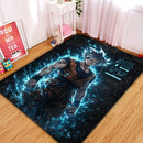 Goku Ultra Instinct Rectangular Area Rug