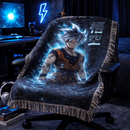 Goku Ultra Instinct Woven Throw Blanket