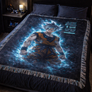 Goku Ultra Instinct Woven Throw Blanket