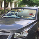 Goku vs Great Ape Vegeta The Great Wave Custom Car Windshield Sunshades