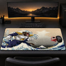 Goku Vs Vegeta Dragon Ball The Great Wave Japan Desk Mat