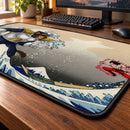 Goku Vs Vegeta Dragon Ball The Great Wave Japan Desk Mat