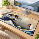 Goku Vs Vegeta Dragon Ball The Great Wave Japan Desk Mat