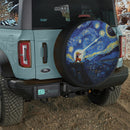 Goku Vs Death Star Starry Night Car Spare Tire Cover