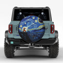 Goku Vs Death Star Starry Night Car Spare Tire Cover
