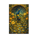 Majestic Golden Peacock Jigsaw Puzzle
