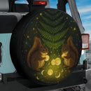 Golden Squirrels Cosmic Car Spare Tire Cover