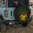 Golden Squirrels Cosmic Car Spare Tire Cover