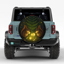 Golden Squirrels Cosmic Car Spare Tire Cover