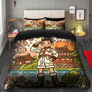 Gon Hunter X Hunter Anime Japan Ink Style Bedding Set