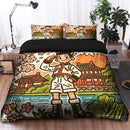 Gon Hunter X Hunter Anime Japan Ink Style Bedding Set