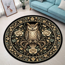 Gothic Owl Carpet Round Rug