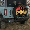 Grand Paw Like A Regular Grandpa But Cooler Car Spare Tire Cover