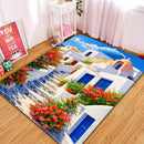 Greek island of Santorin Rectangular Area Rug