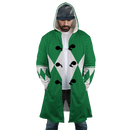 Green Ranger Mighty Morphin Power Rangers Hooded Fleece Cloak Coat