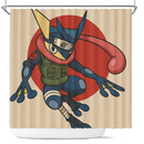 Greninja X Kakashi Japan Shower Curtain