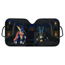 Pokemon Lucario Greninja Satoshi Funny Custom Car Windshield Sunshades