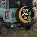 Grinch I Love You To The Moon And Back Jeep Car Spare Tire Cover