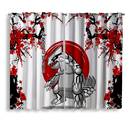 Groudon Pokemon Japan Style Window Curtain