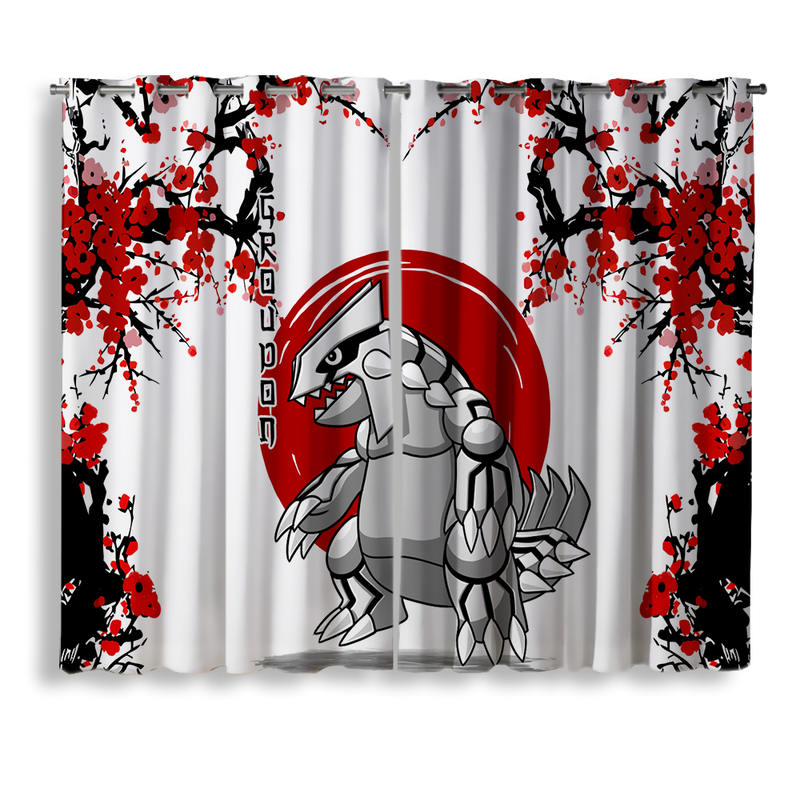 Groudon Pokemon Japan Style Window Curtain