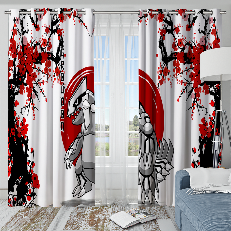 Groudon Pokemon Japan Style Window Curtain