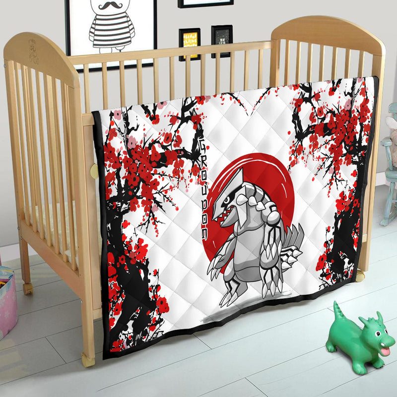 Groudon Pokemon Japan Style Quilt Blanket