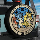 Sandshrew Alolan Sandshrew Buneary Pokemon Anime Japan Jeep Car Spare Tire Cover